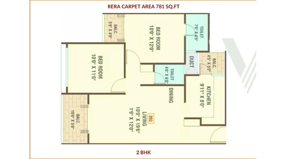 Valeentina-Tower-Floor-Plan-2 BHK-781 Sqft